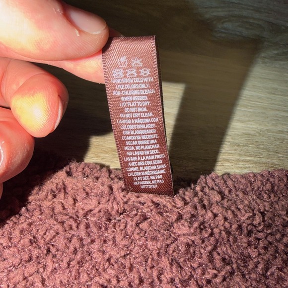 Skims Unisex Chocolate Brown Cozy Knit Pullover Sweatshirt 2x/3x Fuzzy Warm - Picture 6 of 7